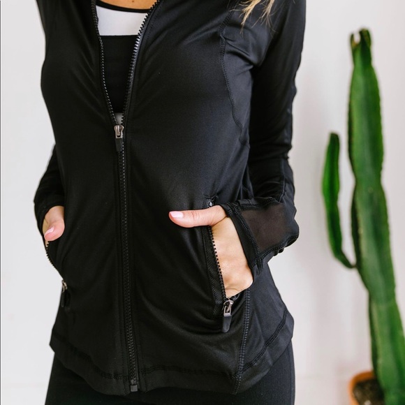 Sheer Willpower Black Workout Jacket - Picture 6 of 8
